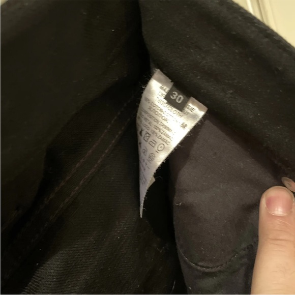 Givenchy black jeans size 30x31 inseam zipper detail in belt loop denim - Picture 3 of 7